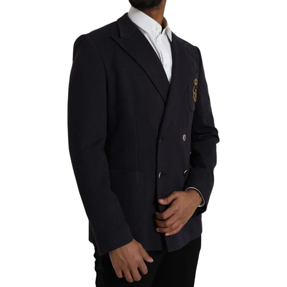 Dolce & Gabbana Men's Blue Acrylic Blazer