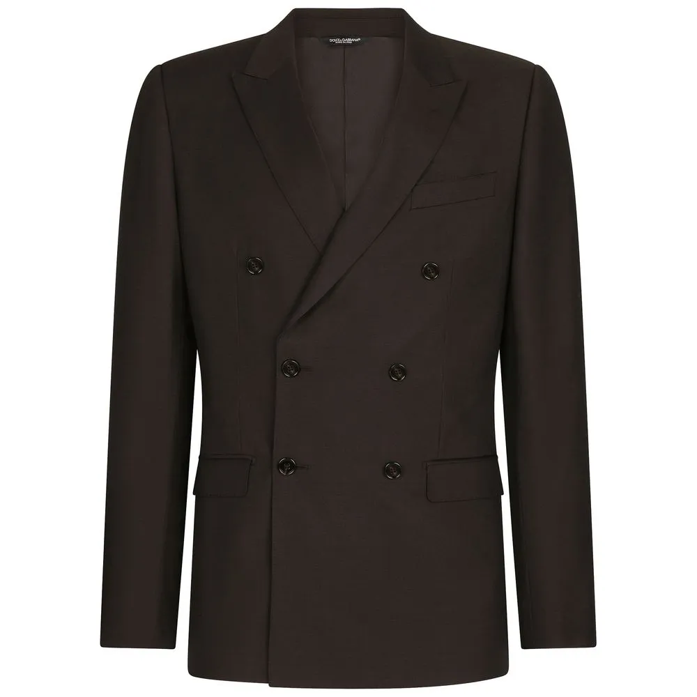 Dolce & Gabbana Men's Brown Wool Suit