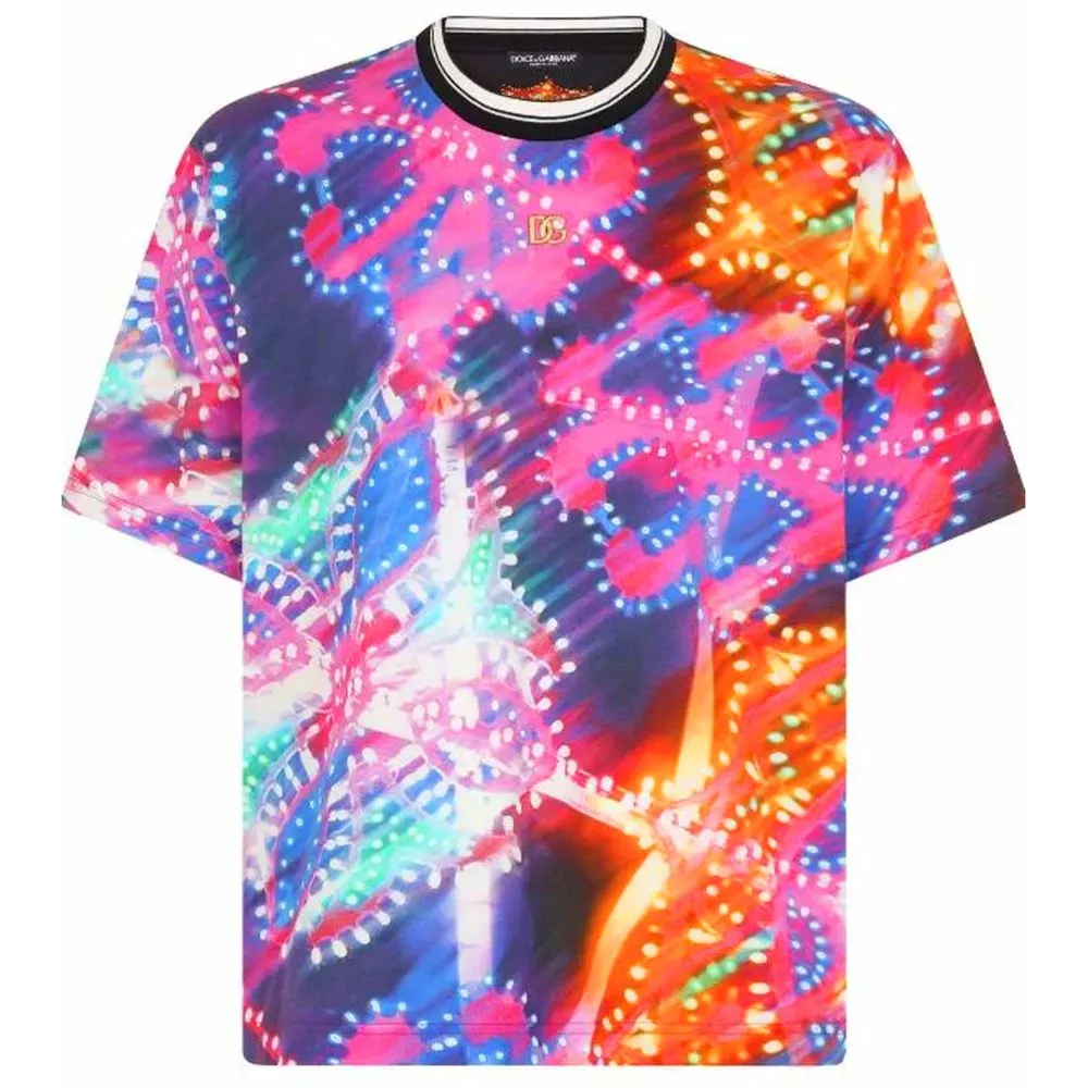 Dolce & Gabbana Men's Multicolor Cotton T-Shirt