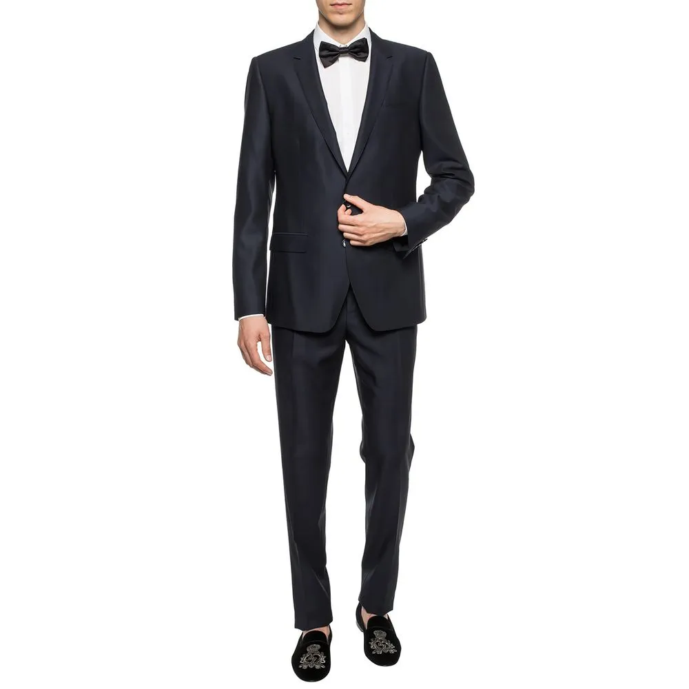 Dolce & Gabbana Men's Blue Wool Vergine Suit