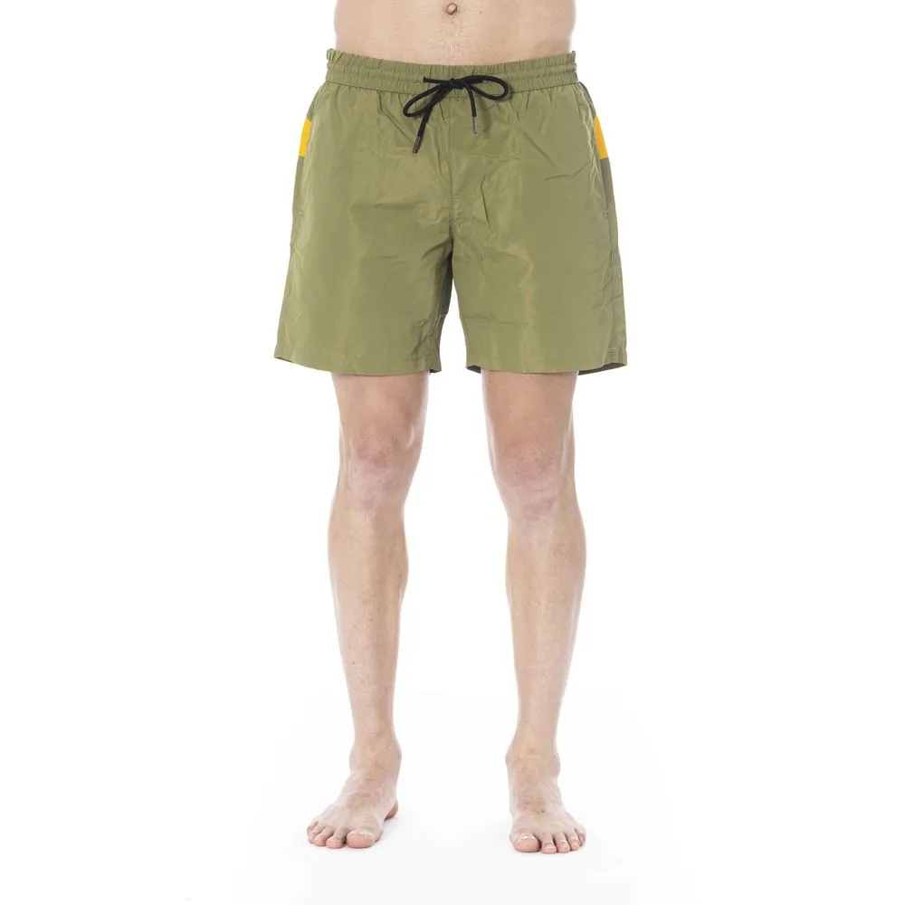 Iceberg Army Polyester Men Swim Trunk