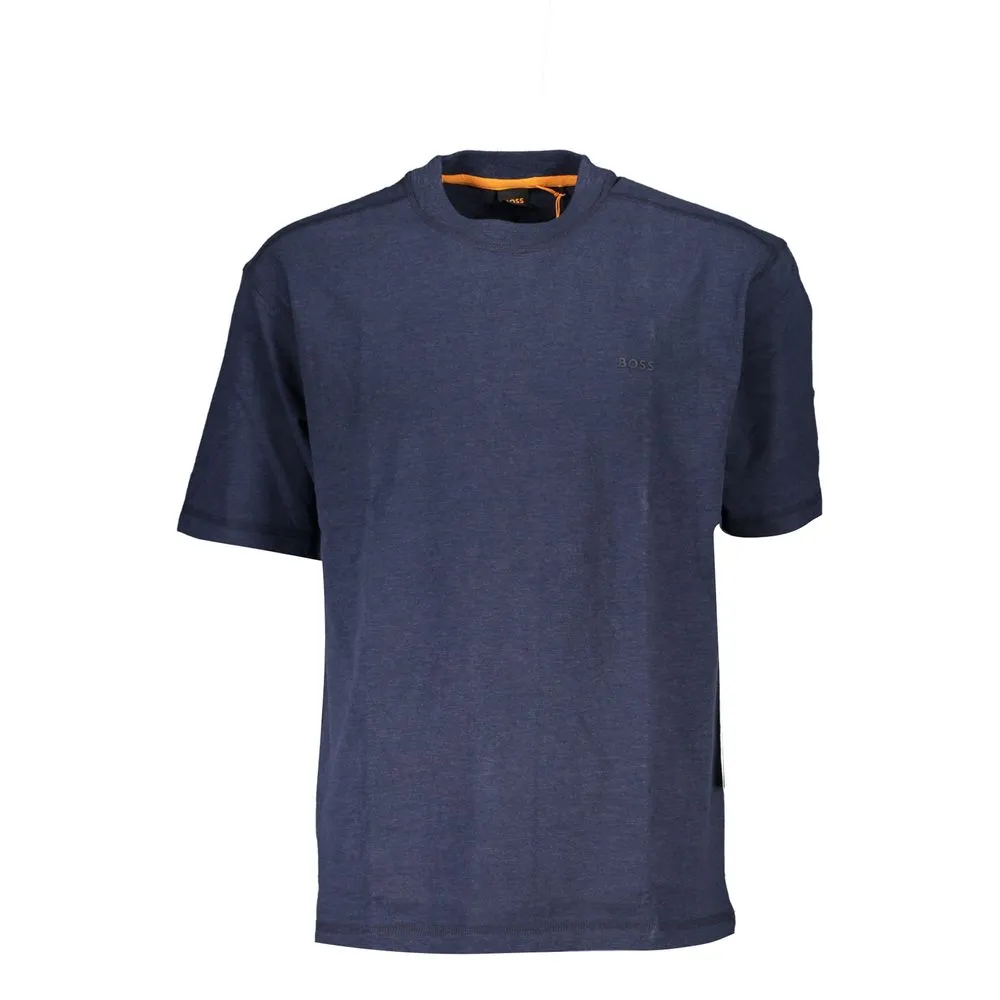 Hugo Boss Men's Blue Cotton T-Shirt