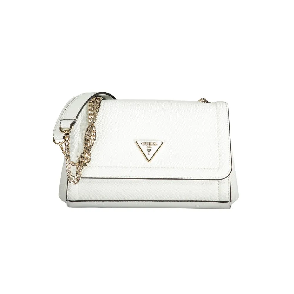 Guess Jeans Women's White Polyethylene Handbag