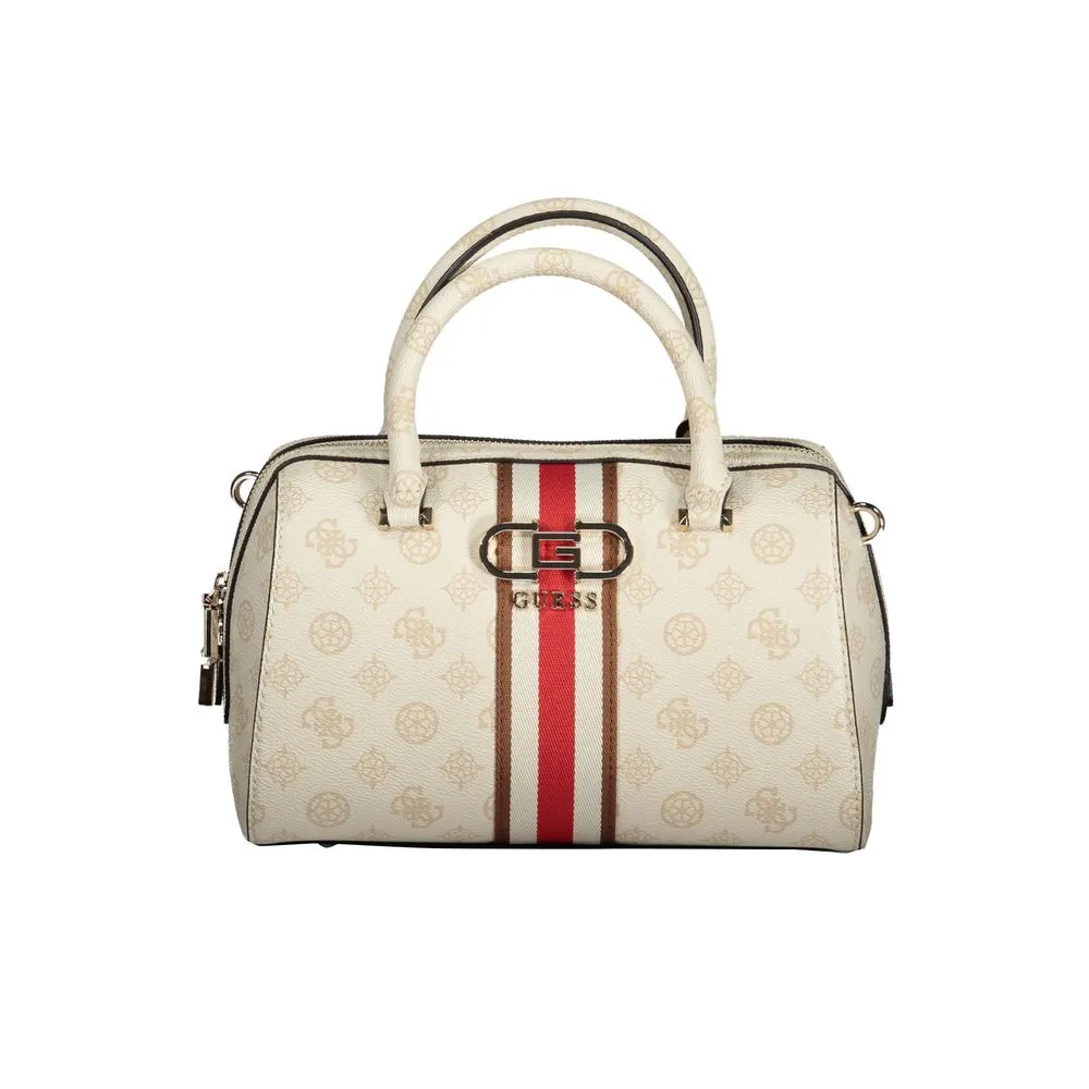 Guess Jeans Women's Beige Polyethylene Handbag