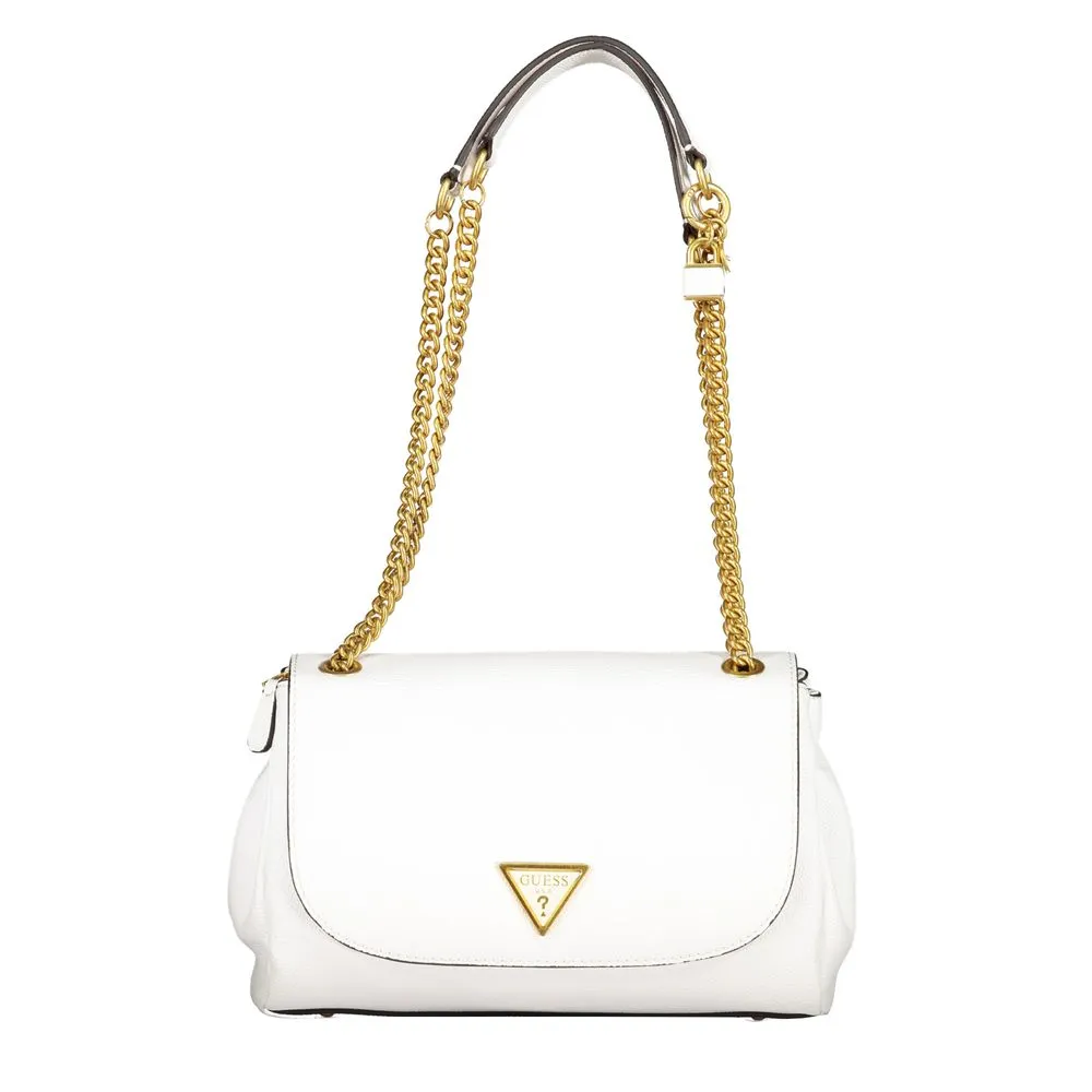 Guess Jeans Women's White Polyethylene Handbag