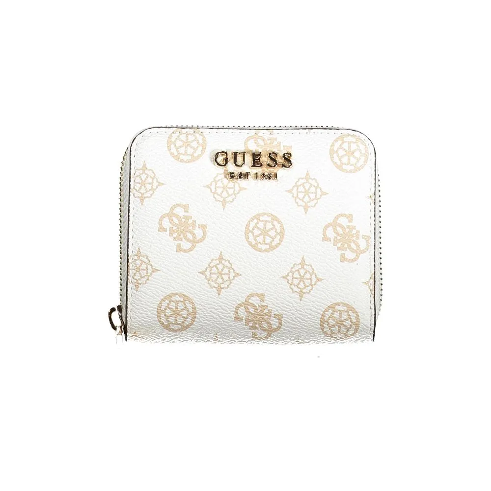 Guess Jeans Women's White Polyethylene Wallet
