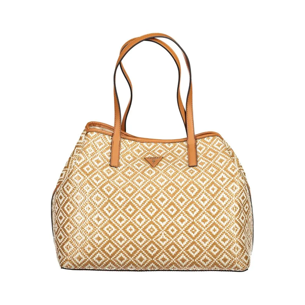 Guess Jeans Women's Beige Polyethylene Handbag
