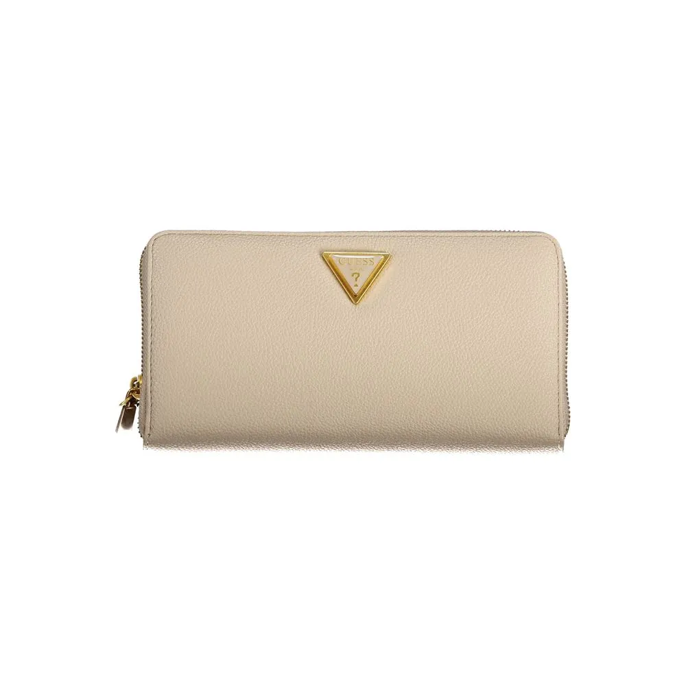 Guess Jeans Women's Beige Polyethylene Wallet