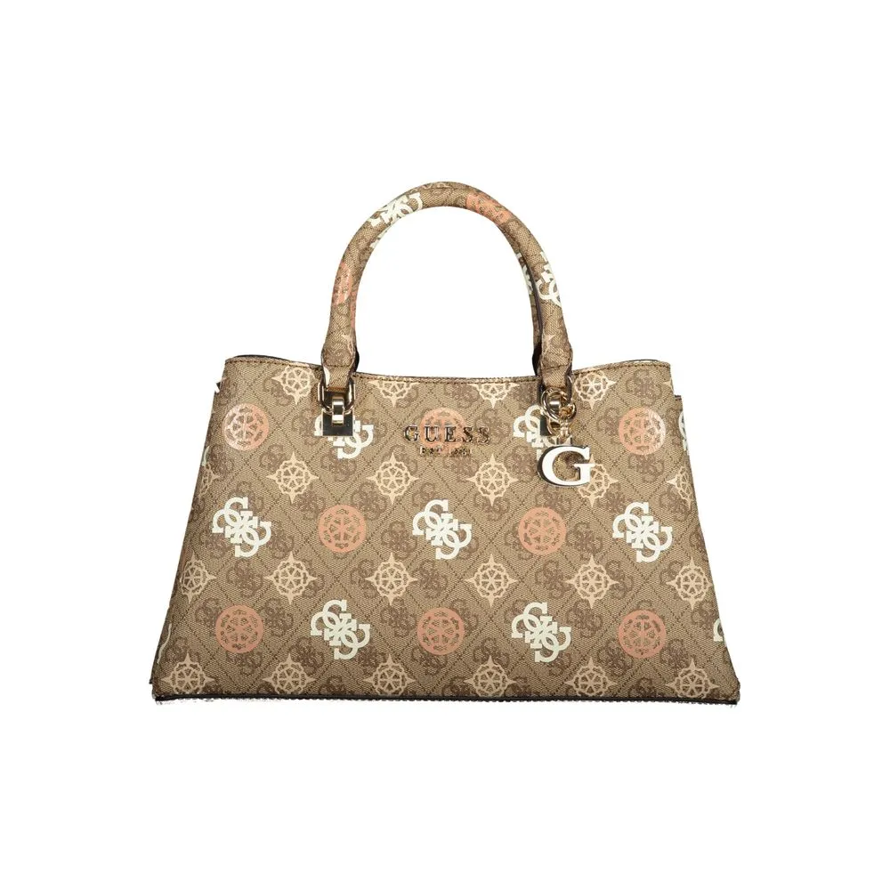 Guess Jeans Women's Beige Polyethylene Handbag