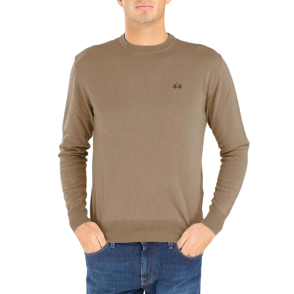 La Martina Men's Brown Wool Sweater