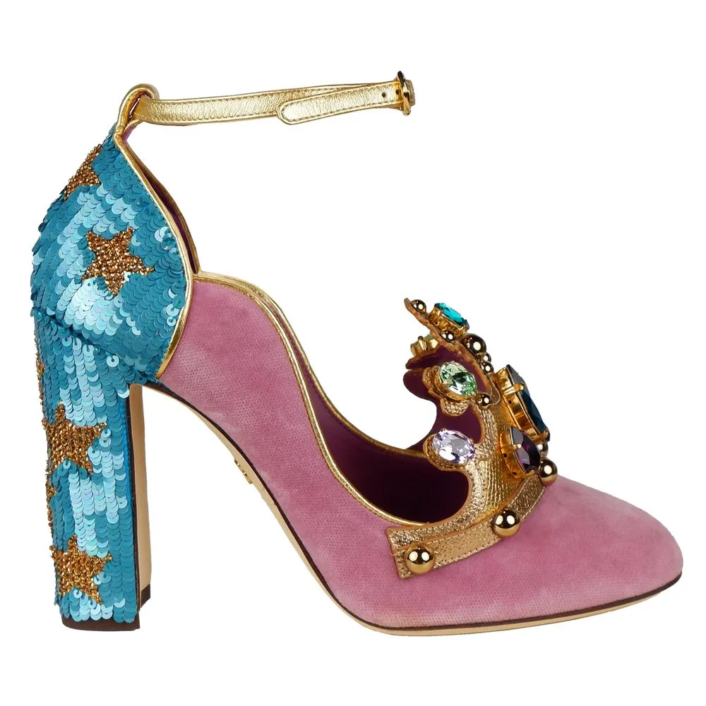 Dolce & Gabbana Women's Multicolor Cotton Sandal