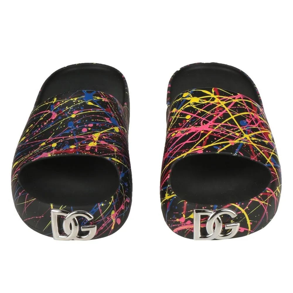 Dolce & Gabbana Men's Black Polyethylene Sandal