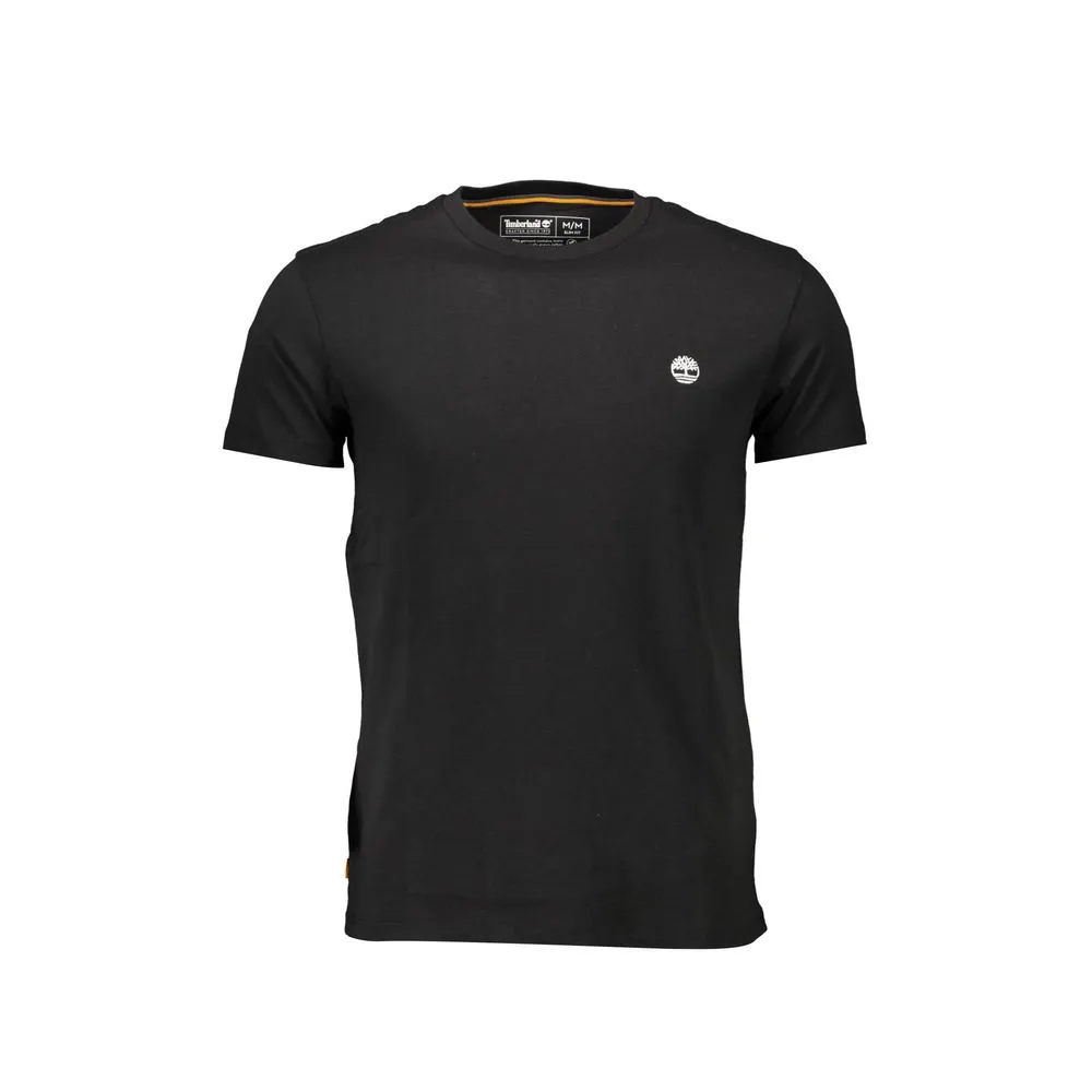 Timberland Men's Black Cotton T-Shirt