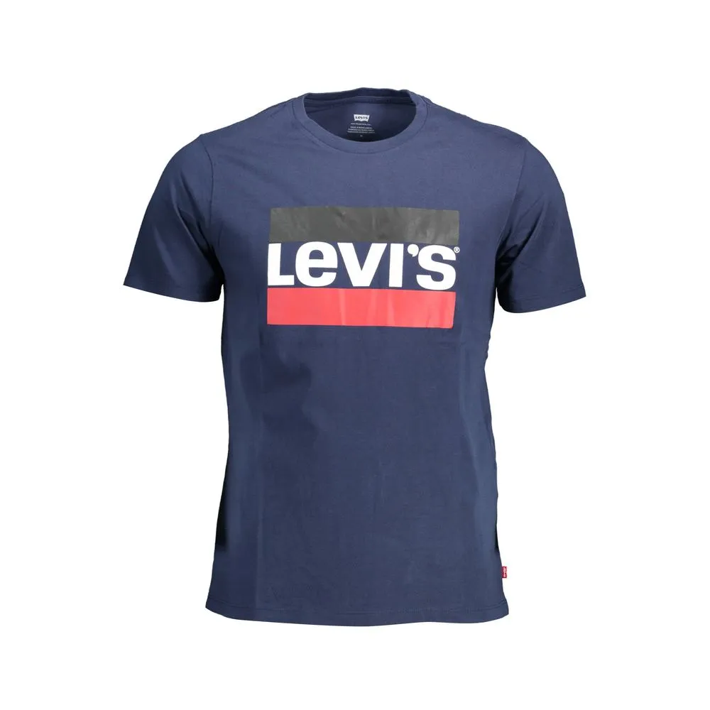 Levi's Men's Blue Cotton T-Shirt