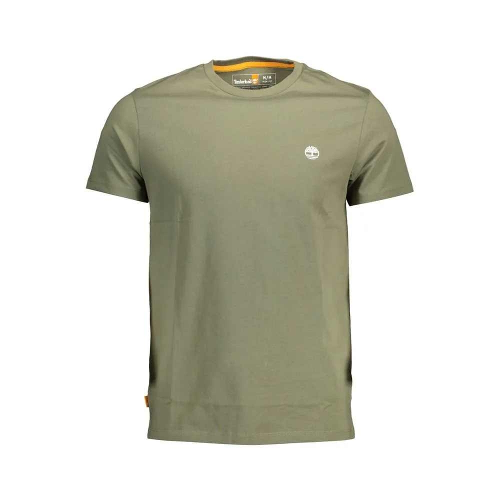 Timberland Men's Green Cotton T-Shirt
