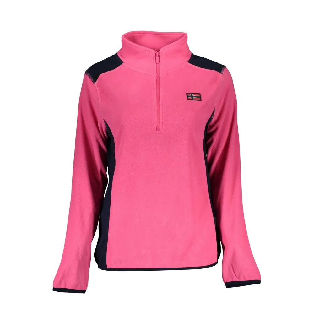 Norway 1963 Women's Pink Polyester Sweater