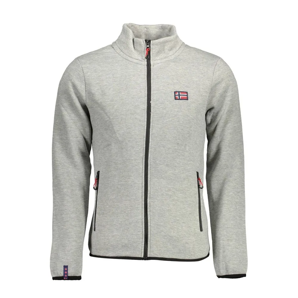 Norway 1963 Men's Gray Cotton Sweater