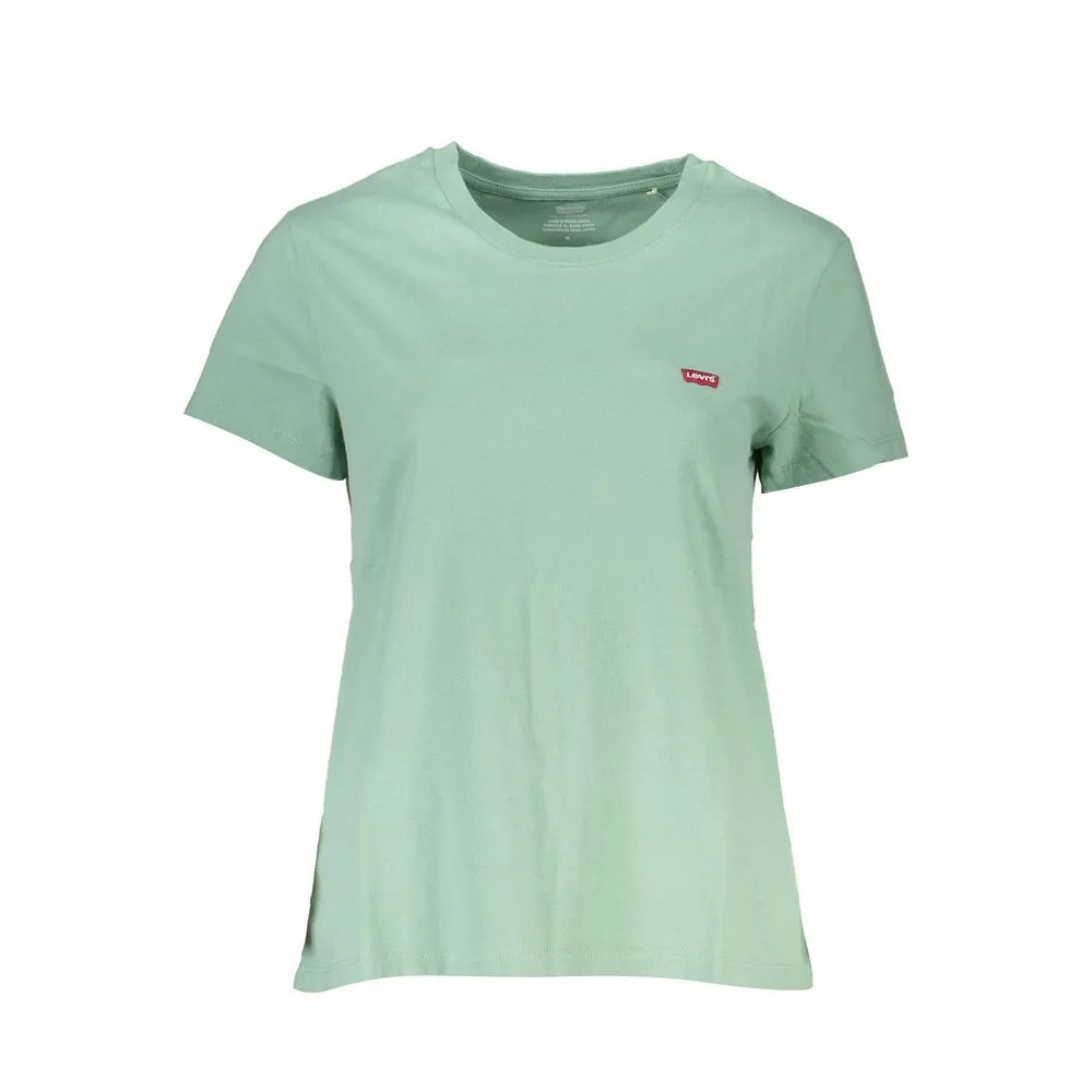 Levi's Women's Green Cotton Tops & T-Shirt
