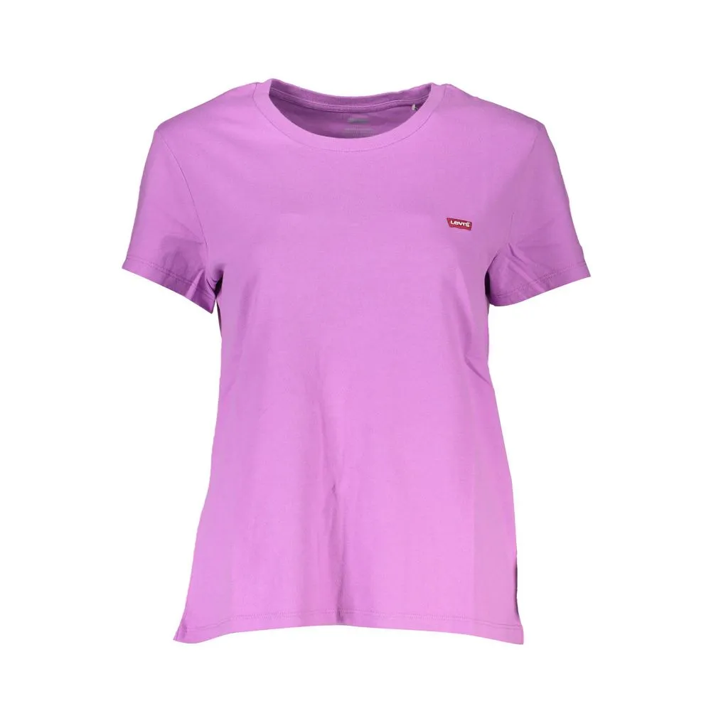 Levi's Women's Purple Cotton Tops & T-Shirt