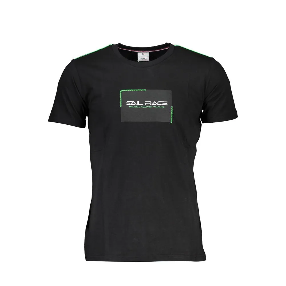 Scuola Nautica Men's Black Cotton T-Shirt