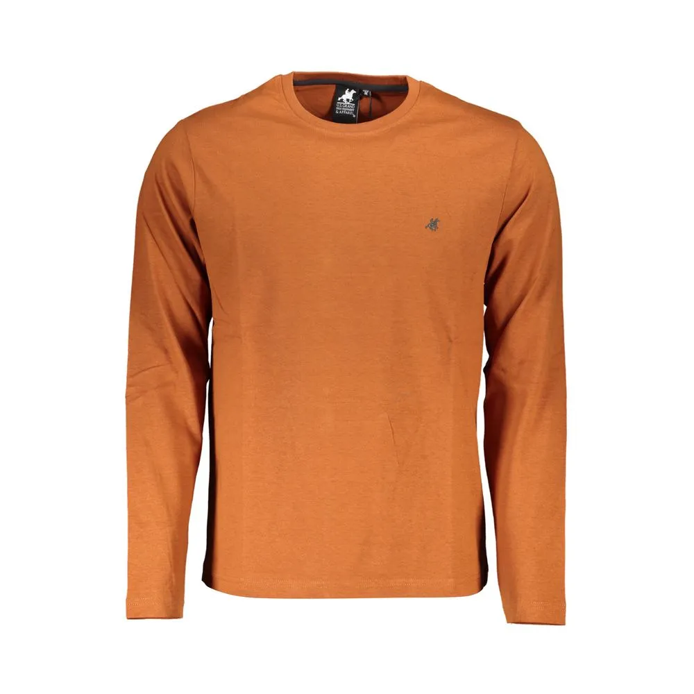 U.S. Grand Polo Men's Brown Cotton T-Shirt