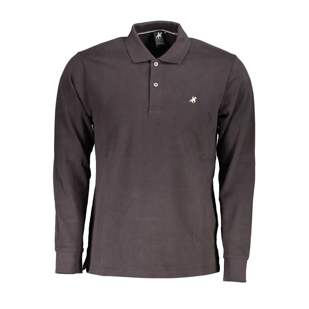 U.S. Grand Polo Men's Gray Cotton Polo Shirt