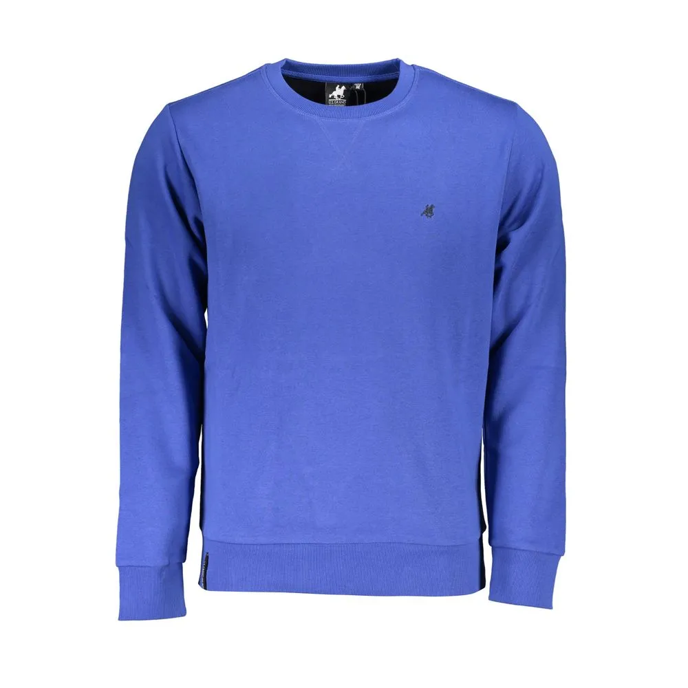 U.S. Grand Polo Men's Blue Cotton Sweater
