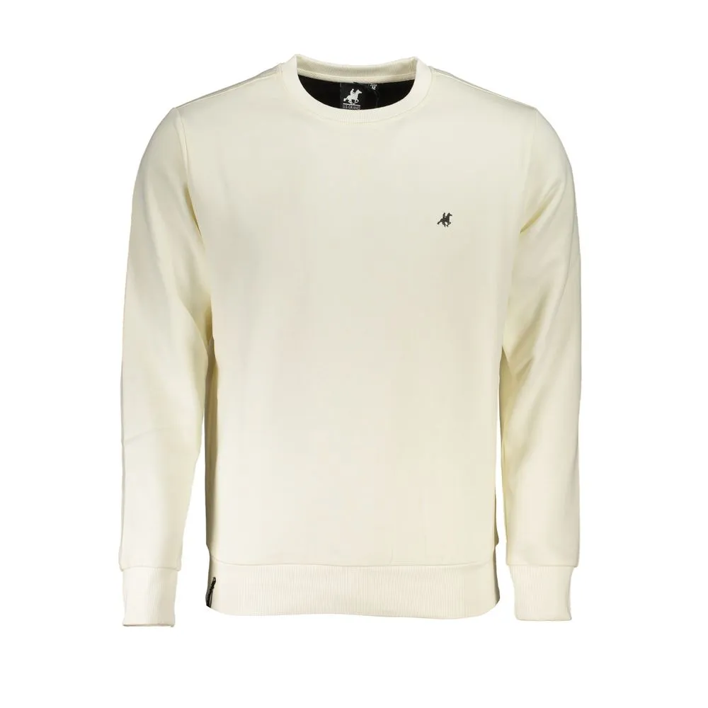 U.S. Grand Polo Men's White Cotton Sweater