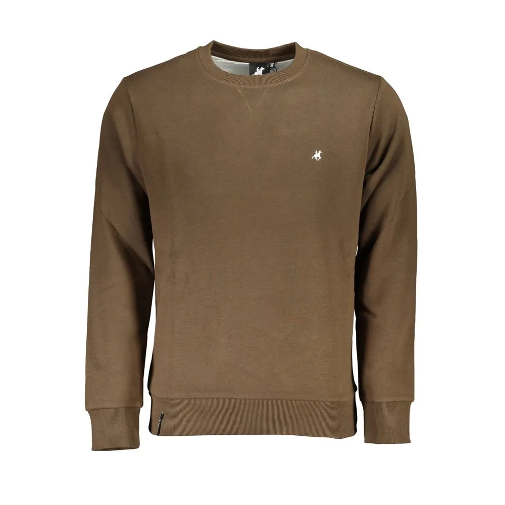 U.S. Grand Polo Men's Brown Cotton Sweater