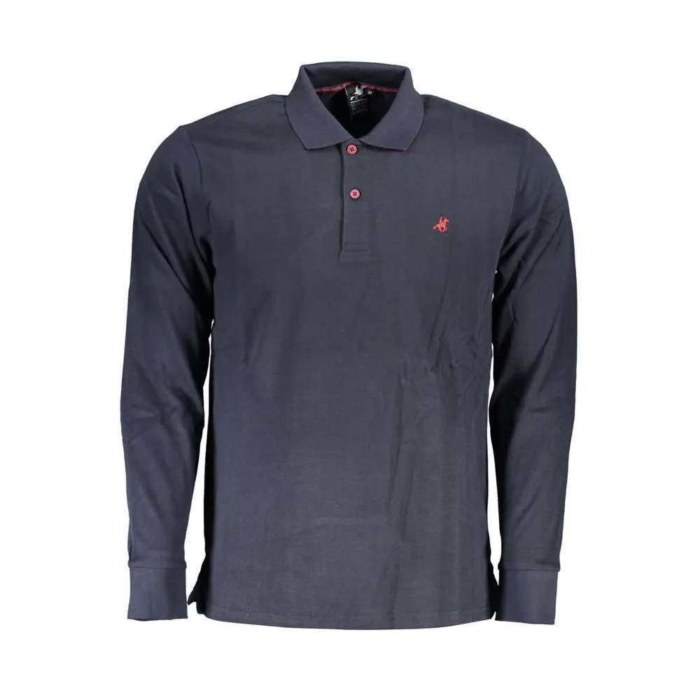 U.S. Grand Polo Men's Blue Cotton Polo Shirt