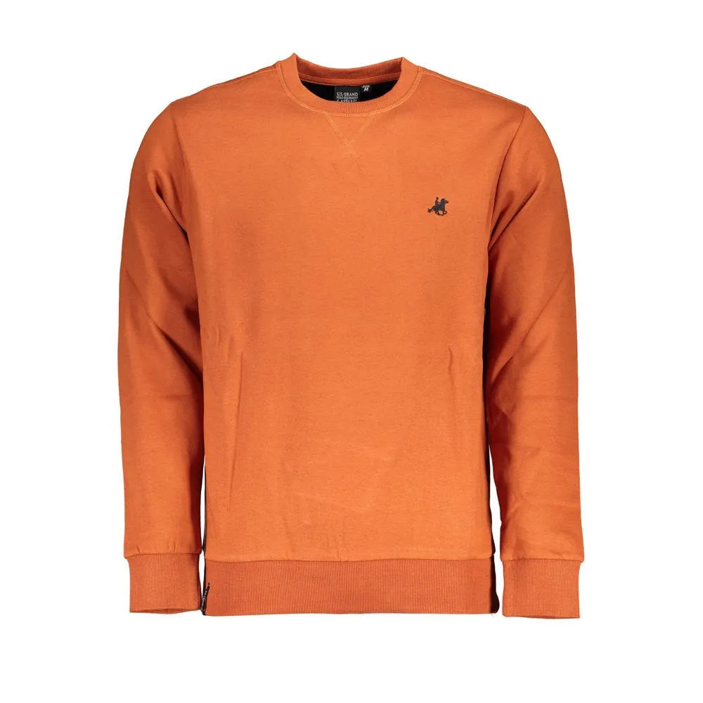 U.S. Grand Polo Men's Brown Cotton Sweater
