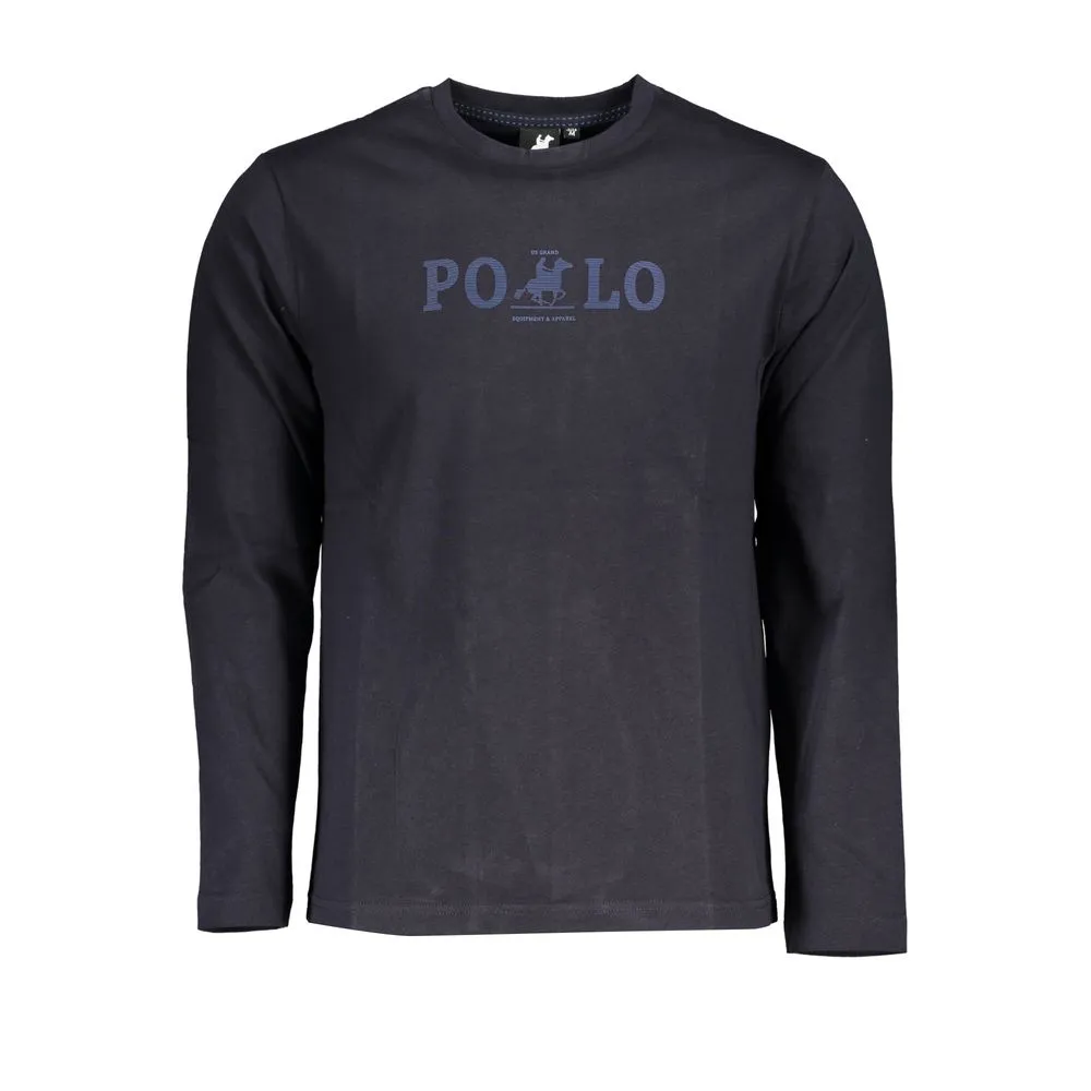 U.S. Grand Polo Men's Blue Cotton T-Shirt