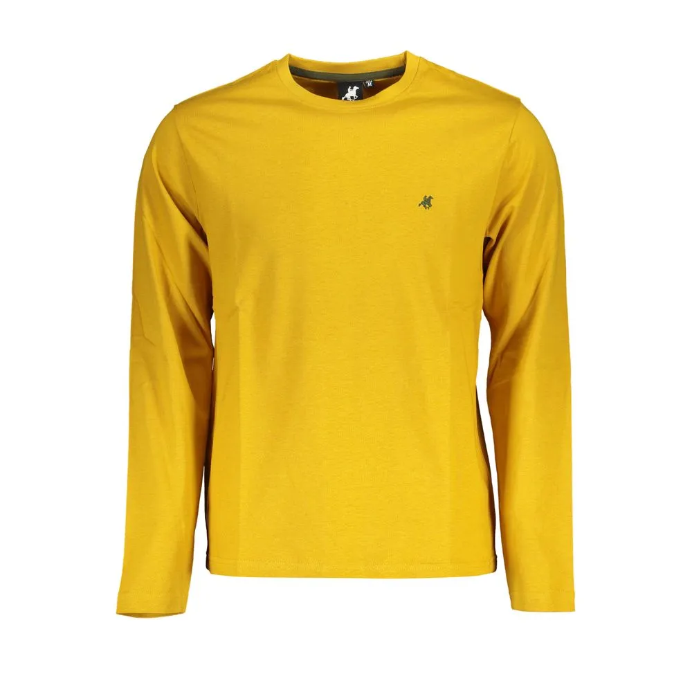 U.S. Grand Polo Men's Yellow Cotton T-Shirt
