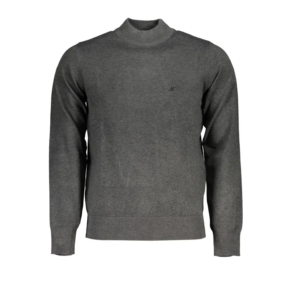 U.S. Grand Polo Men's Gray Nylon Sweater