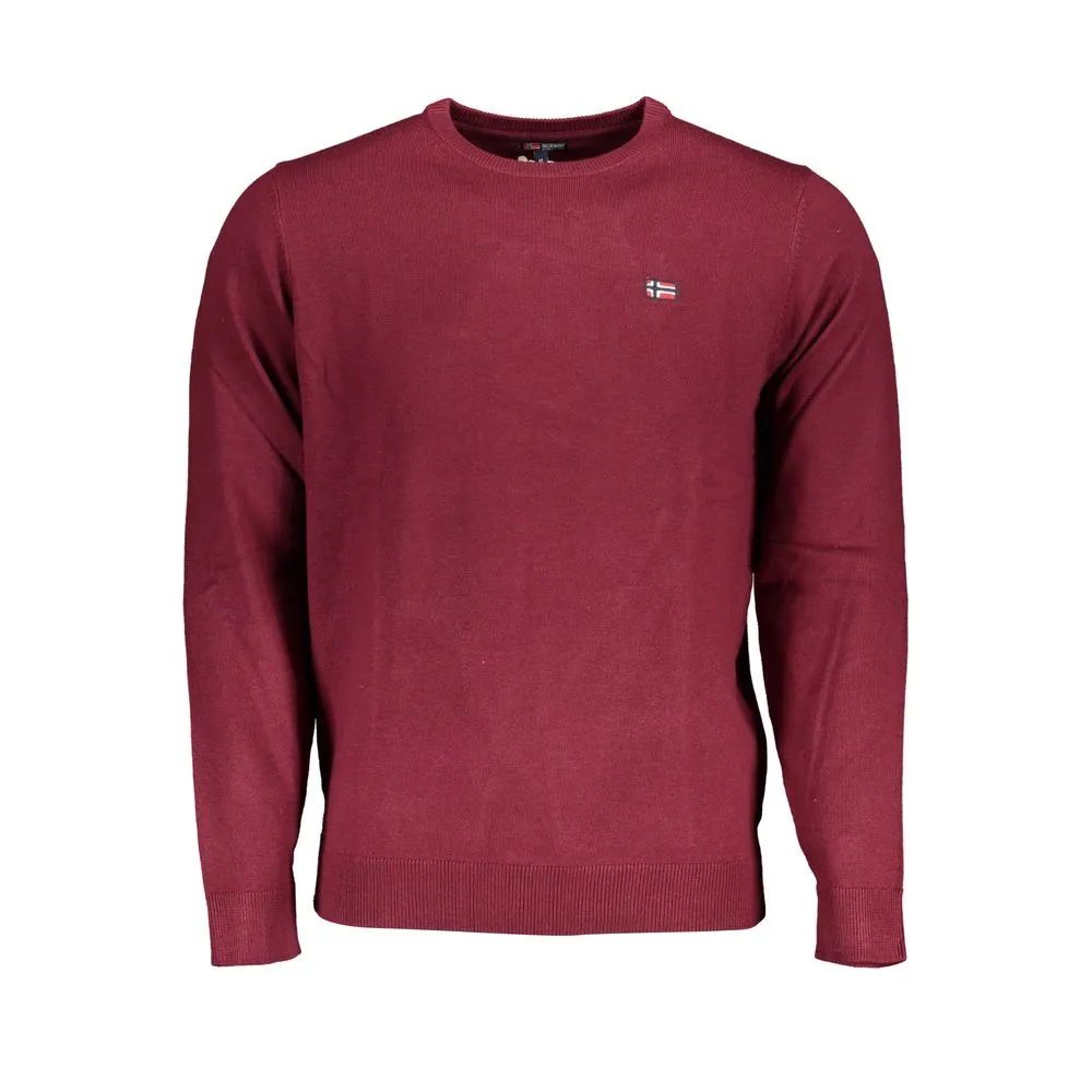 Norway 1963 Men's Purple Fabric Sweater