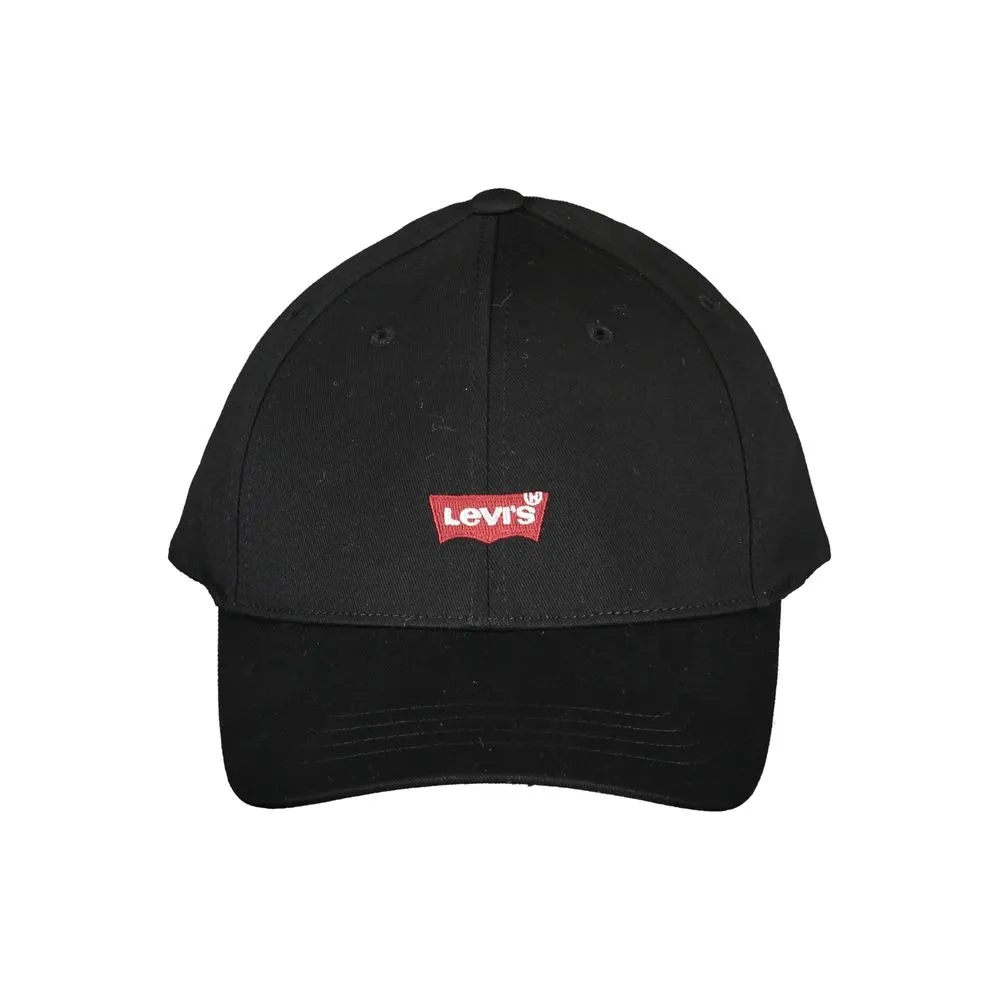 Levi's Men's Black Cotton Hats & Cap