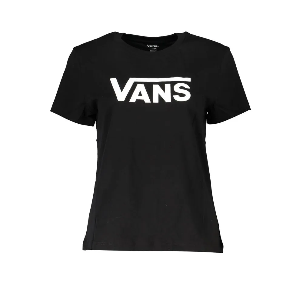 Vans Women's Black Cotton Tops & T-Shirt