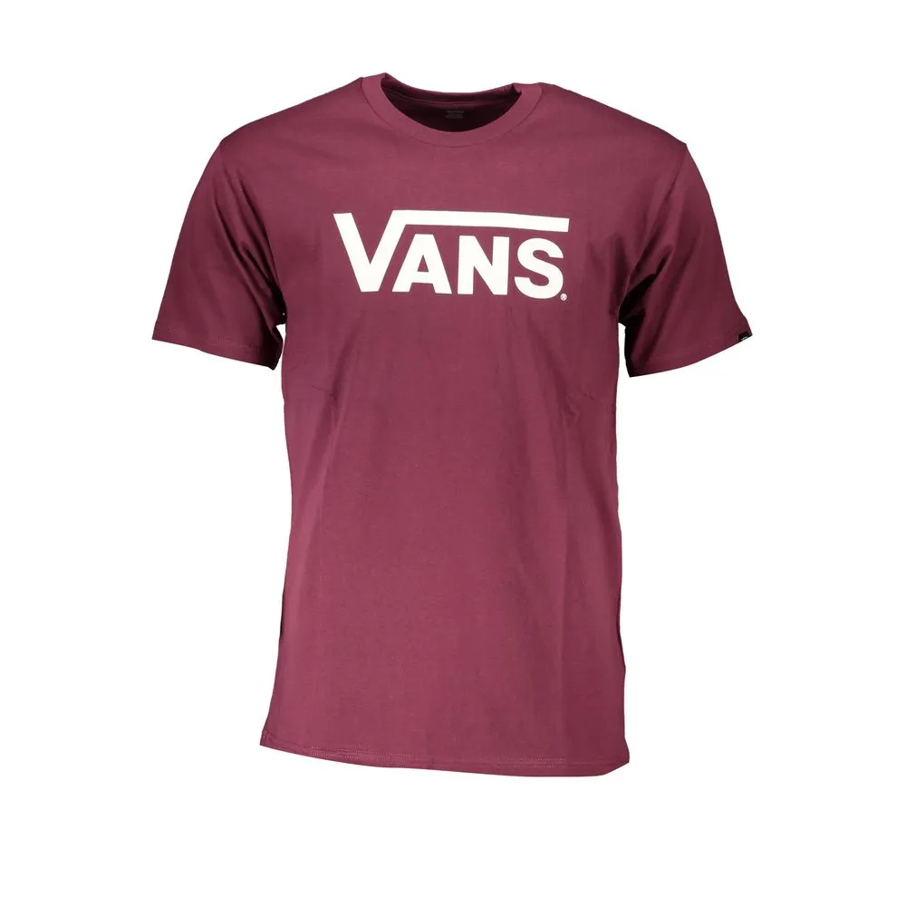 Vans Men's Purple Cotton T-Shirt
