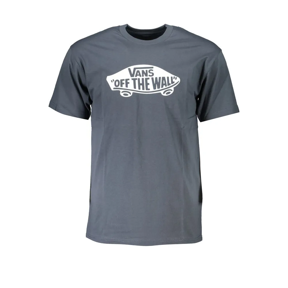 Vans Men's Blue Cotton T-Shirt