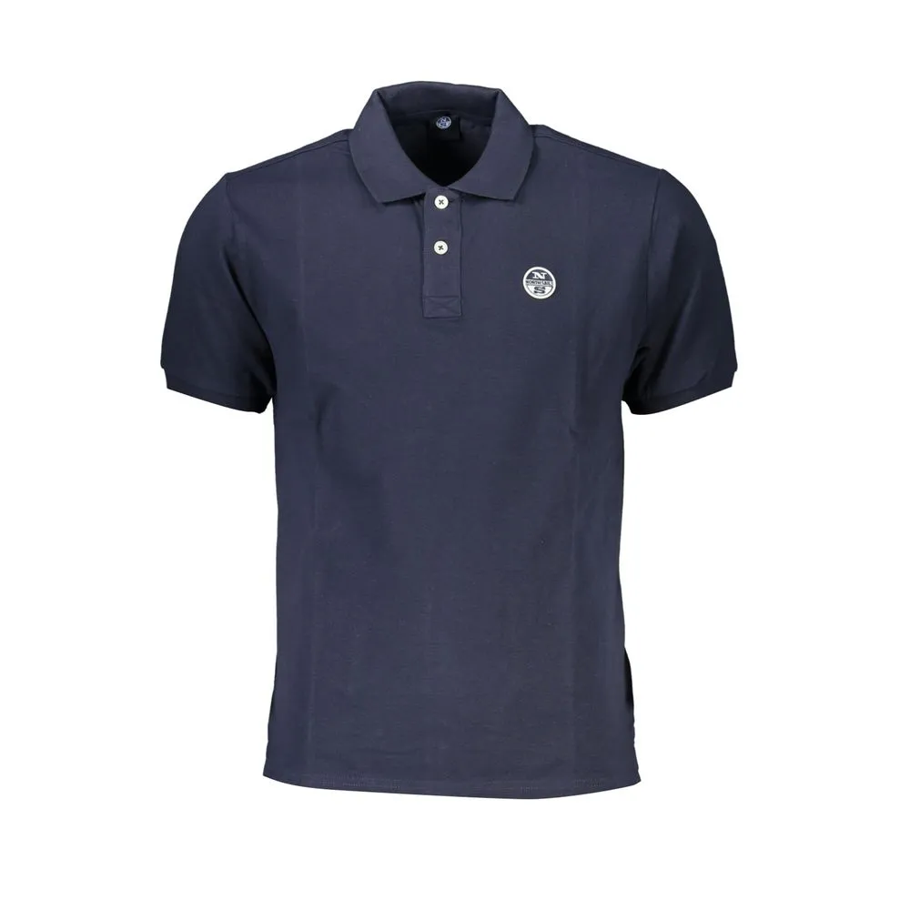 North Sails Men's Blue Cotton Polo Shirt