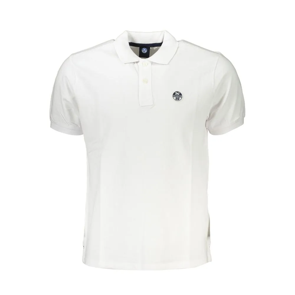North Sails Men's White Cotton Polo Shirt