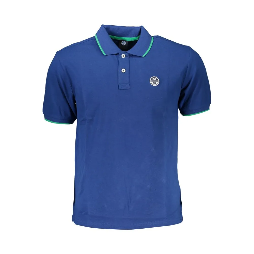 North Sails Men's Blue Cotton Polo Shirt