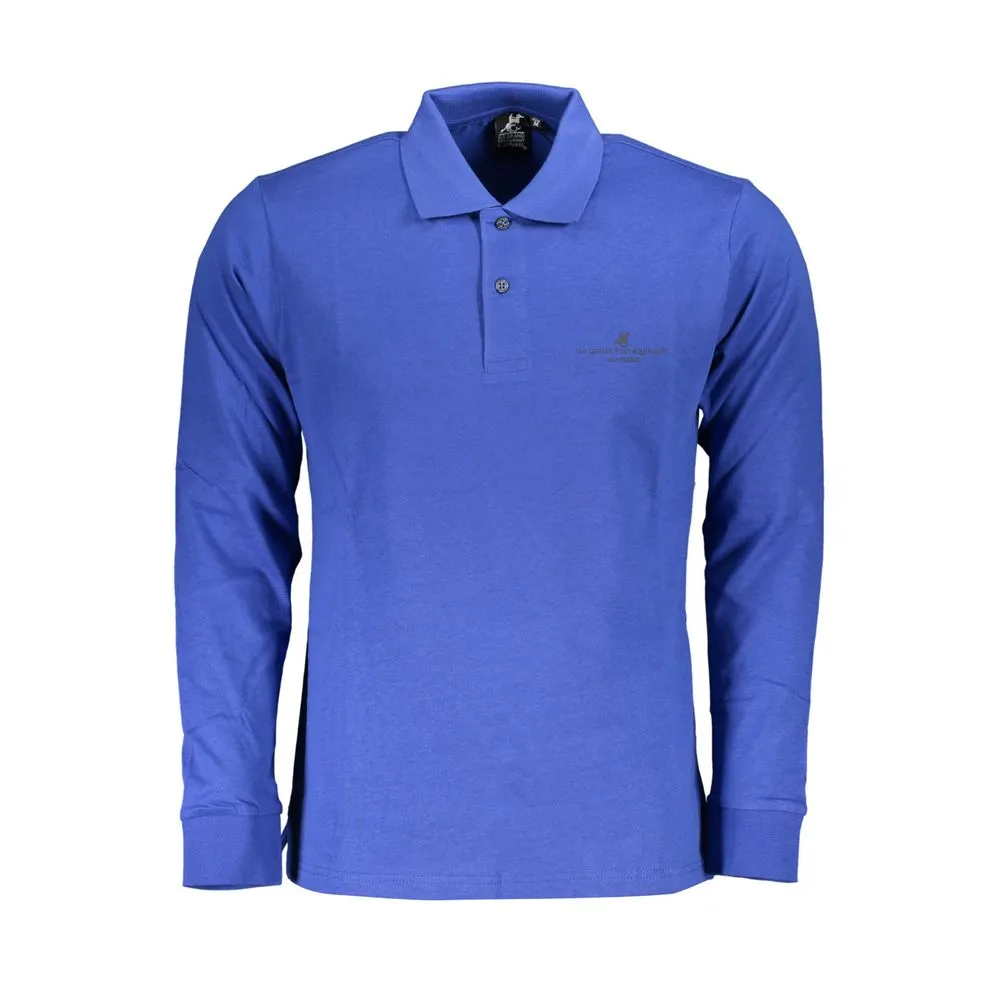 U.S. Grand Polo Men's Blue Cotton Polo Shirt