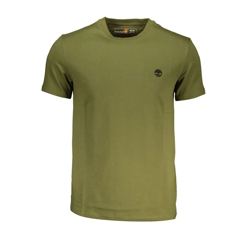 Timberland Men's Green Cotton T-Shirt