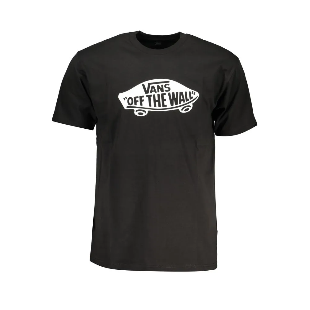 Vans Men's Black Cotton T-Shirt