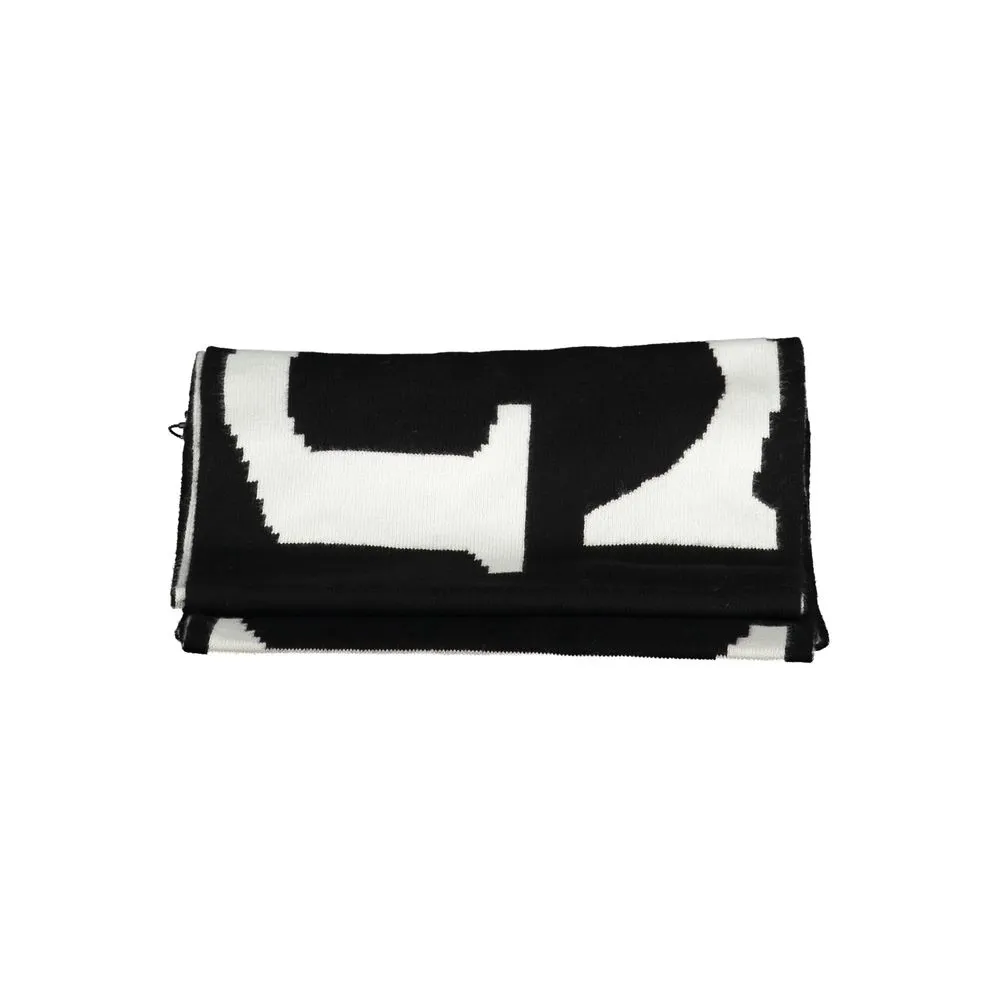 Guess Jeans Women's Black Cotton Scarf
