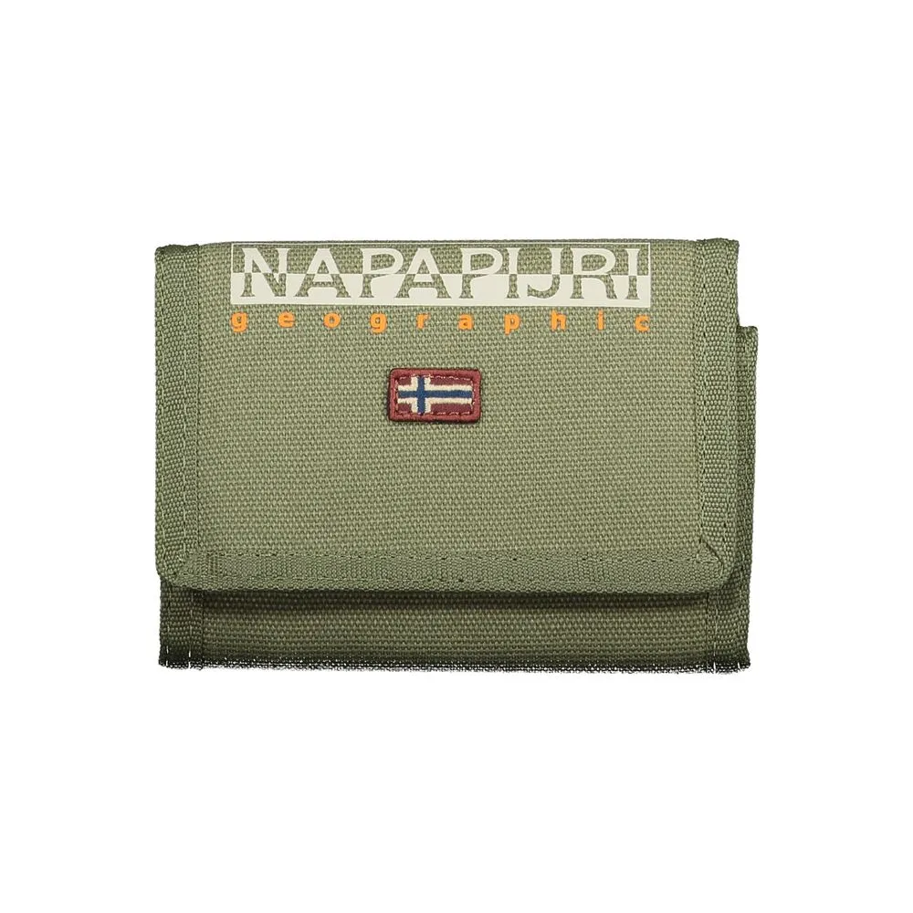 Napapijri Men's Green Cotton Wallet