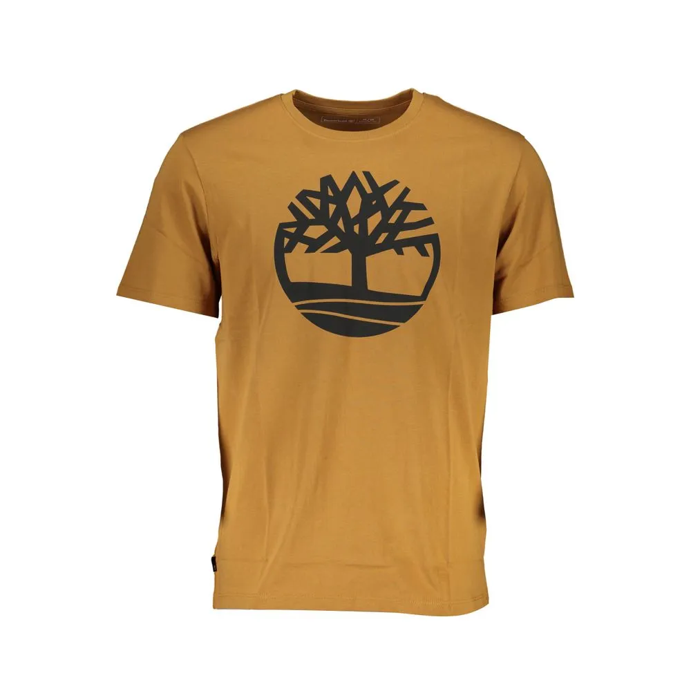 Timberland Men's Brown Cotton T-Shirt
