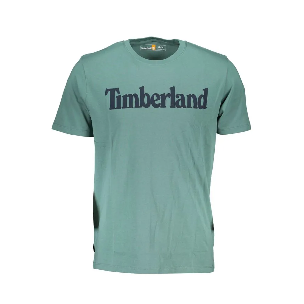 Timberland Men's Green Cotton T-Shirt