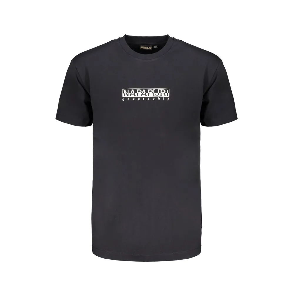 Napapijri Men's Black Cotton T-Shirt